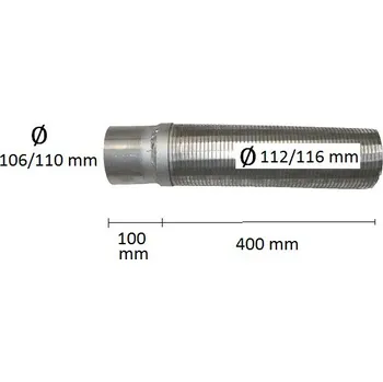 Auto-moto Trubka výfuku MAN ECT (PR 68.34-20)
