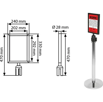Plot Q Belt Basic rámeček A4 Vertikální
