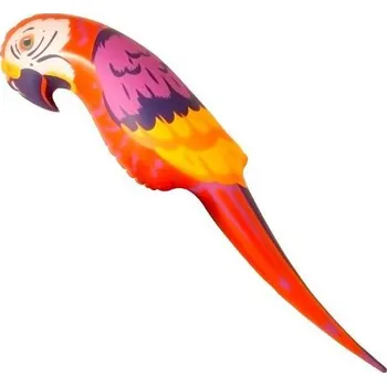 Smiffys Nafukovací papoušek barevný 116 cm Balónek Smiffys Nafukovací papoušek barevný 116 cm