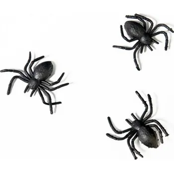 Party dekorace Partydeco Plastoví pavouci 10 ks