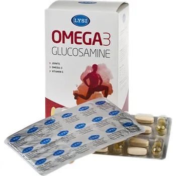 Přírodní produkt Lysi Omega 3 Glucosamine 90 cps.
