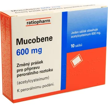 Lék na kašel, rýmu a nachlazení Recenze Mucobene 600 mg