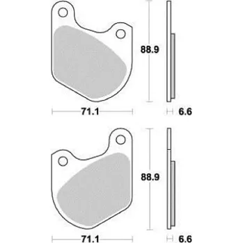 Autodíl Sifam Brzdové destičky VESRAH VD909