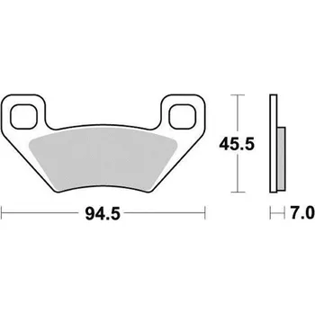 Autodíl Sifam Brzdové destičky VESRAH VD9023JL