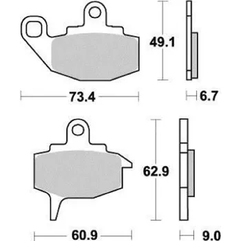 Autodíl Sifam Brzdové destičky VESRAH VD428JL