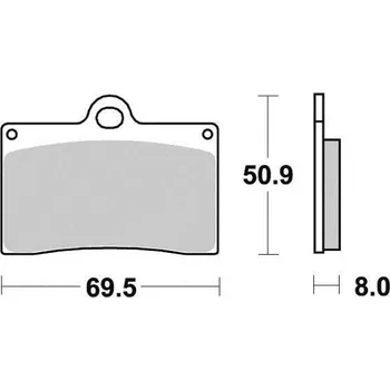 Auto-moto Sifam Brzdové destičky VESRAH VD945RJL