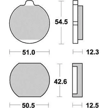 Autodíl Sifam Brzdové destičky VESRAH VD417NRQ