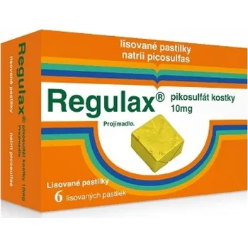 Lék proti zácpě Regulax Pikosulfát kostky 6 x 10 mg