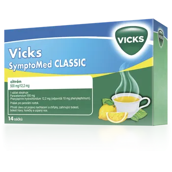 Lék na bolest, zánět a horečku Vicks SymptoMed Classic citrón 14 sáčků