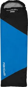 Spacák Spokey Ultralight 600 II L 210 cm černo / modrý