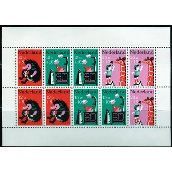 Poštovní známka Nederland post (1967) MiNr. 888 - 890 ** - Nizozemsko - BLOCK 6 - "Voor het Kind"