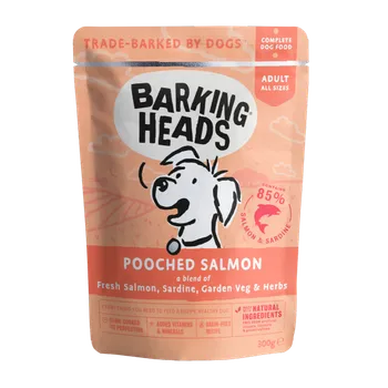 Krmivo pro psa Barking Heads Pooched Adult Salmon 300 g