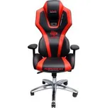 Herní židle E-blue AUROZA, červená, podsvícená, DOPRODEJ (MGEBH01KM000)