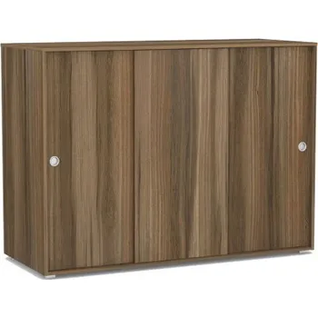 Komoda 3-dvéřová komoda REA Lary S5/110 - ořech rockpile