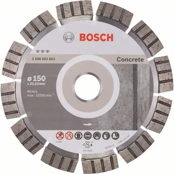 Řezný kotouč Bosch Best for Concrete - 150 x 22, 23 x 2, 4 mm