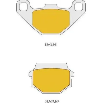 Brzdová destička EBC Zadní brzdové destičky na Access Max 650/700/750/800/850