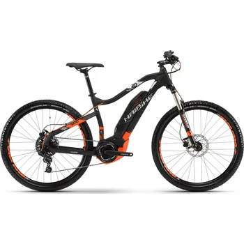 Elektrokolo Haibike Sduro Hardseven 2.0 400 Wh černé/oranžové/matně stříbrné 2018