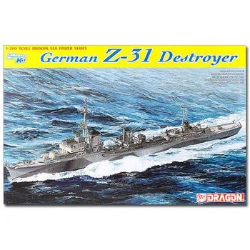 Plastikový model Dragon German Z-31 Destroyer 1:700