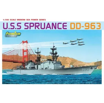 Plastikový model Dragon U.S.S. Spruance DD-963 1:700