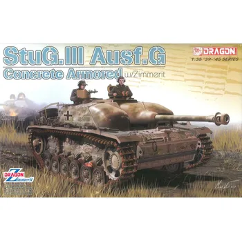 Plastikový model Dragon StuG.III Ausf.G Concrete Armored w/Zimmerit 1:35