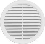 Haco Větrací mřížka kruhová se síťovinou VM, bílá