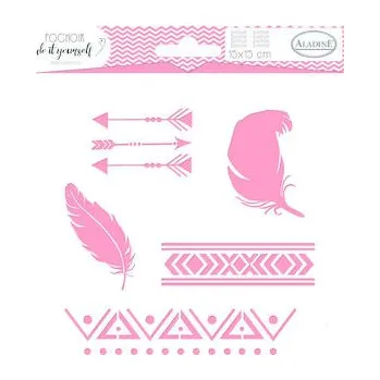 AladinE Šablona 15 x 15 cm etno