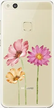 Pouzdro na mobilní telefon iSaprio Three Flowers pro Huawei P10 Lite