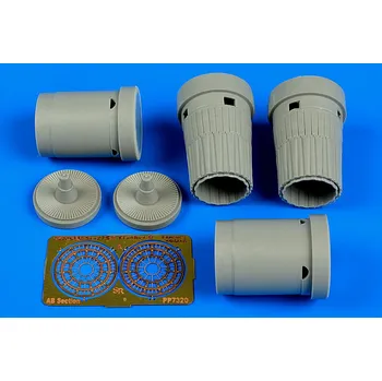 Plastikový model Aires 1/72 Su-27SM Flanker B exhaust nozzles (ZVE)