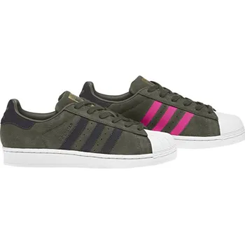 Dámské tenisky Adidas Superstar W Night Cargo/Carbon/Shock Pink