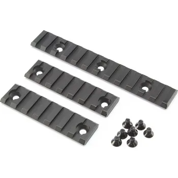 Airsoft E&C Kovové CNC RIS lišty pro předpažbí URX3 - 3 kusy