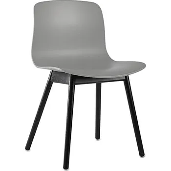 Jídelní židle Židle Hay AAC12 šedá skořepina (stará verze) podnoží černý dub
