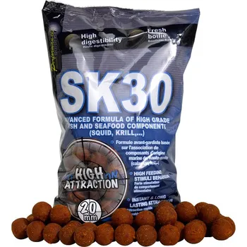 Boilies Starbaits SK 30 Boilie potápivé 14 mm/2,5 kg 