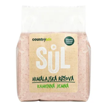 Kuchyňská sůl Country Life Sůl himalájská růžová jemná 1 kg