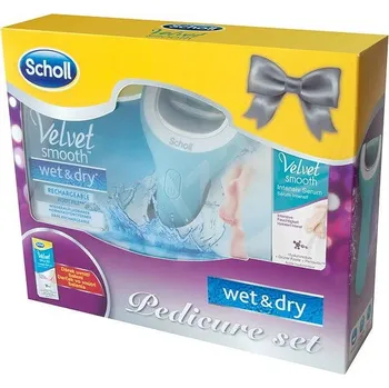 Pilník na patu Scholl Wet & Dry Set Dárková sada péče o nohy