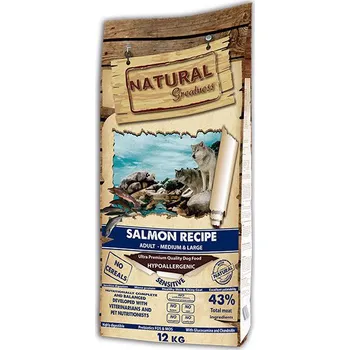 Krmivo pro psa Natural Greatness Salmon Recipe Medium/Large losos12 kg