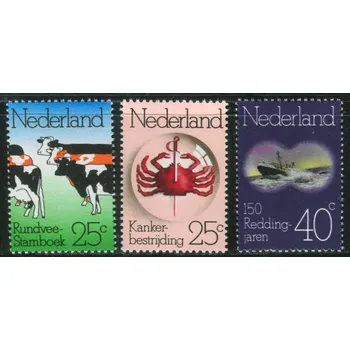 Poštovní známka Nederland post (1974) MiNr. 1032 - 1034 ** - Nizozemsko - Výročí