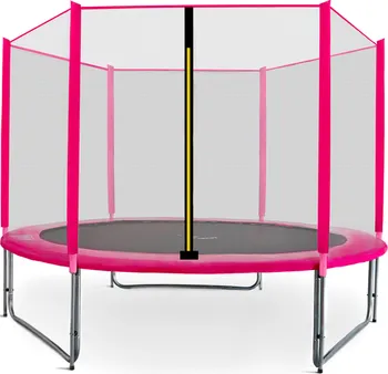 Trampolína Aga Sport Pro 305 cm růžová + ochranná síť