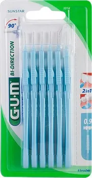 Mezizubní kartáček GUM Proxabrush BI-Direction 0,9 mm 6 ks světle modré