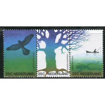 Poštovní známka Nederland post (1974) MiNr. 1023 - 1025 ** - Nizozemsko - Příroda a životní prostředí