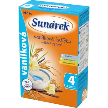 Dětská kaše Sunar Vanilková kašička mléčná 225 g