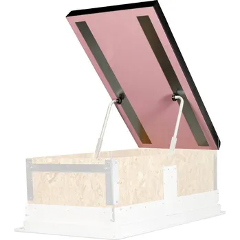 Schodiště Horní víko automatické WIPPRO ADH Velikost stropního otvoru: 140 x 70 cm, Zateplení: zateplené