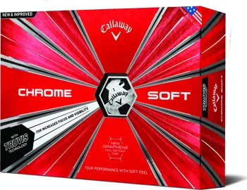 Golfový míček Callaway Chrome Soft 18 Truvis Black 12 ks