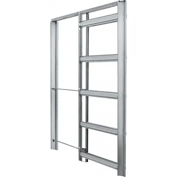 Stavební pouzdro 600 mm - Skládací stavební pouzdro JAP 706 STANDARD PROFIKIT - SDK Tloušťka pouzdra: výška: 210cm, tloušťka: (10cm)=12,5cm příčka