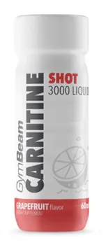 Spalovač tuku GymBeam Carnitine 3000 Liquid Shot 60 ml 