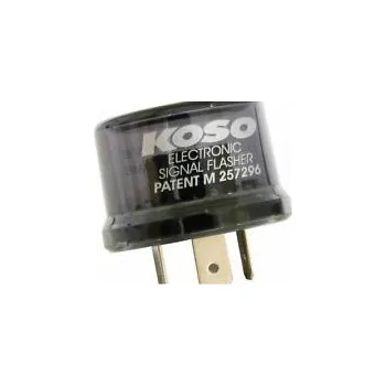 Auto elektroinstalace Přerušovač blinkrů KOSO NORTH KD00600 FLASHER RELAY 12V 15A 3-PIN