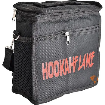 Sportovní taška Taška pro vodní dýmky (Shisha Bag) Hookah Flame kompaktní černá