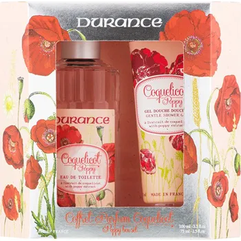 Dámský parfém Durance Coquelicot Poppy W EDT 100 ml + sprchový gel 75 ml