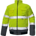 CERVA Clovelly pilot bunda HV žlutá/navy