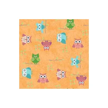 Koberec Ideal Sovička silk 5248 šíře 4m žluto-oranžový