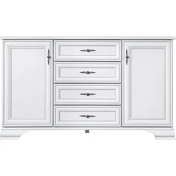 BRW Idento KOM2D4S bílá patina Komoda BRW Idento KOM2D4S bílá patina